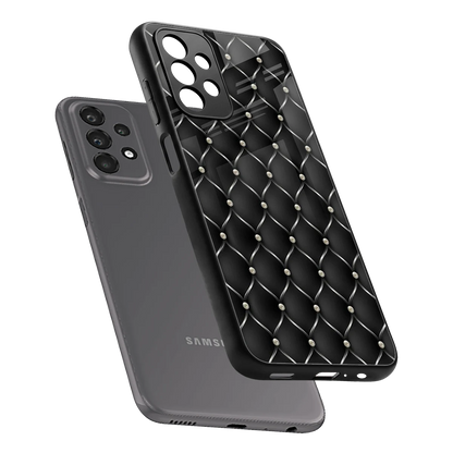 Urban Grid sleek samsung galaxy a23 cover with tempered glass back and TPU edges