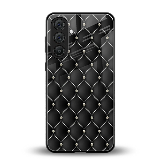 Urban Grid back phone cover | glass case for samsung galaxy m36 5g