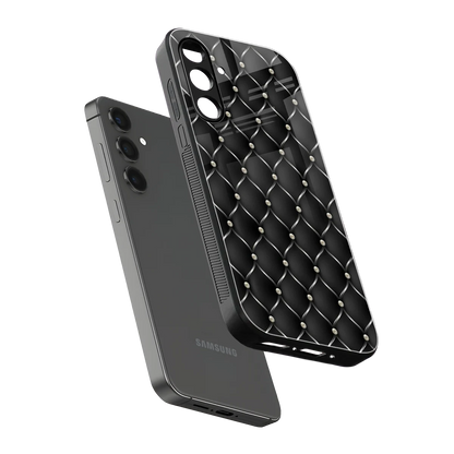 Urban Grid sleek samsung galaxy a14 5g cover with tempered glass back and TPU edges