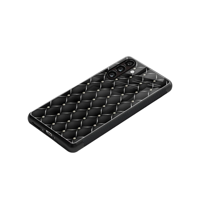 Urban Grid stylish phone case for samsung galaxy a16 5g | glossy glass and slim fit