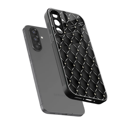 Urban Grid sleek samsung galaxy a36 5g cover with tempered glass back and TPU edges