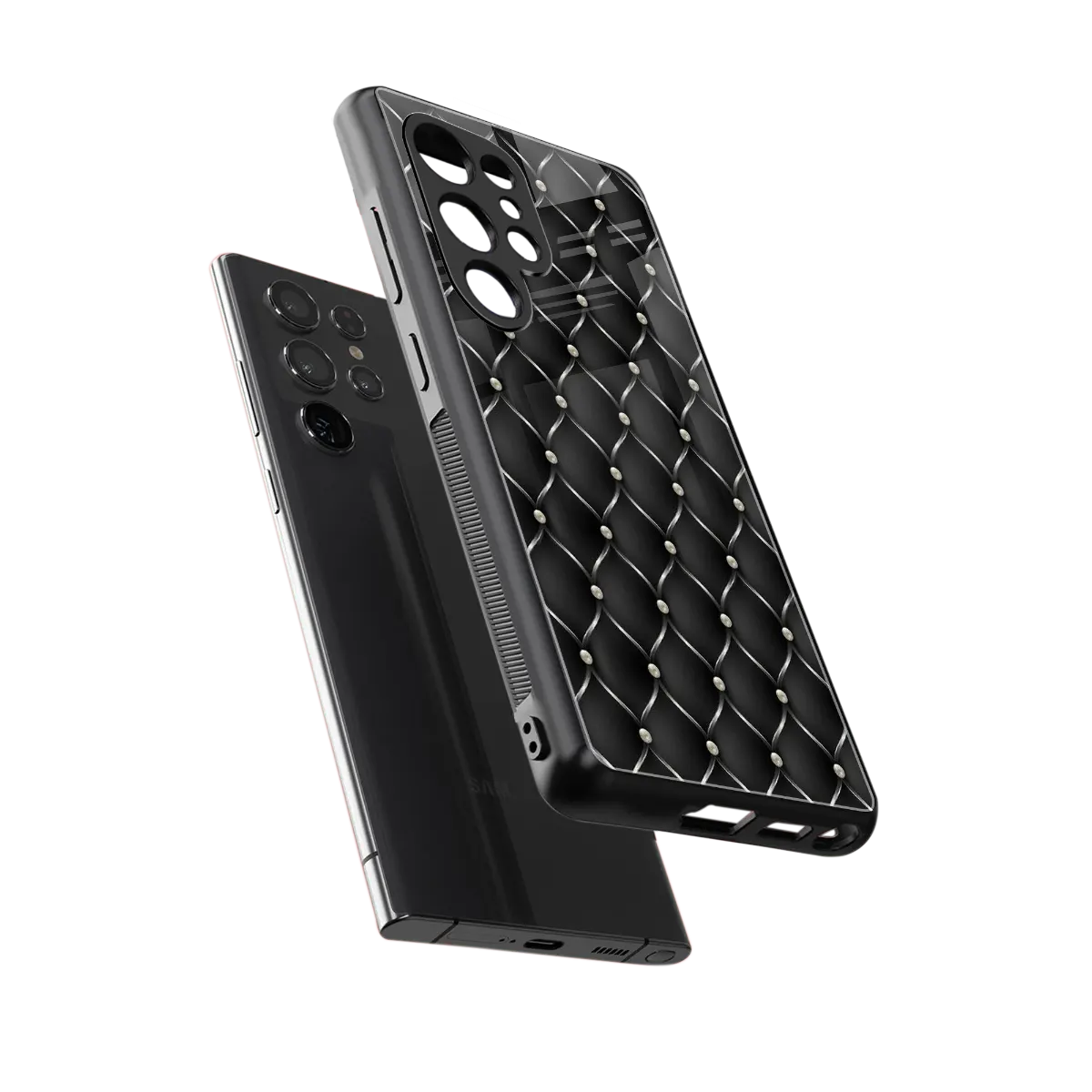 Urban Grid sleek samsung galaxy s26 ultra cover with tempered glass back and TPU edges
