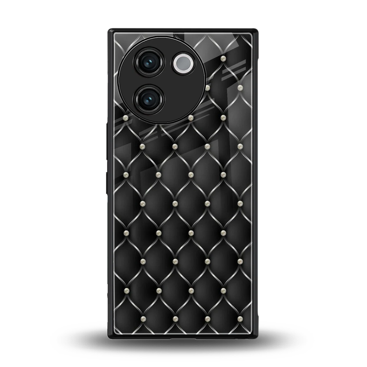 Urban Grid back phone cover | glass case for vivo v30e