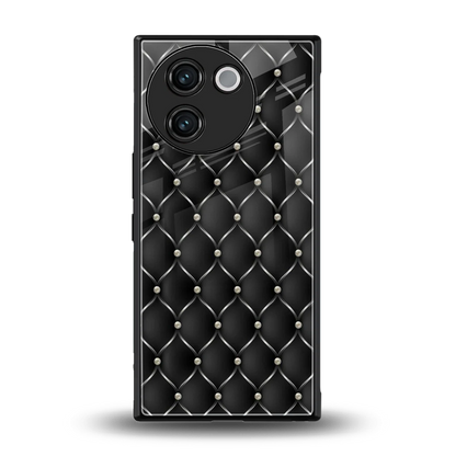 Urban Grid back phone cover | glass case for vivo v30e