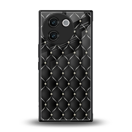 Urban Grid back phone cover | glass case for vivo v30e