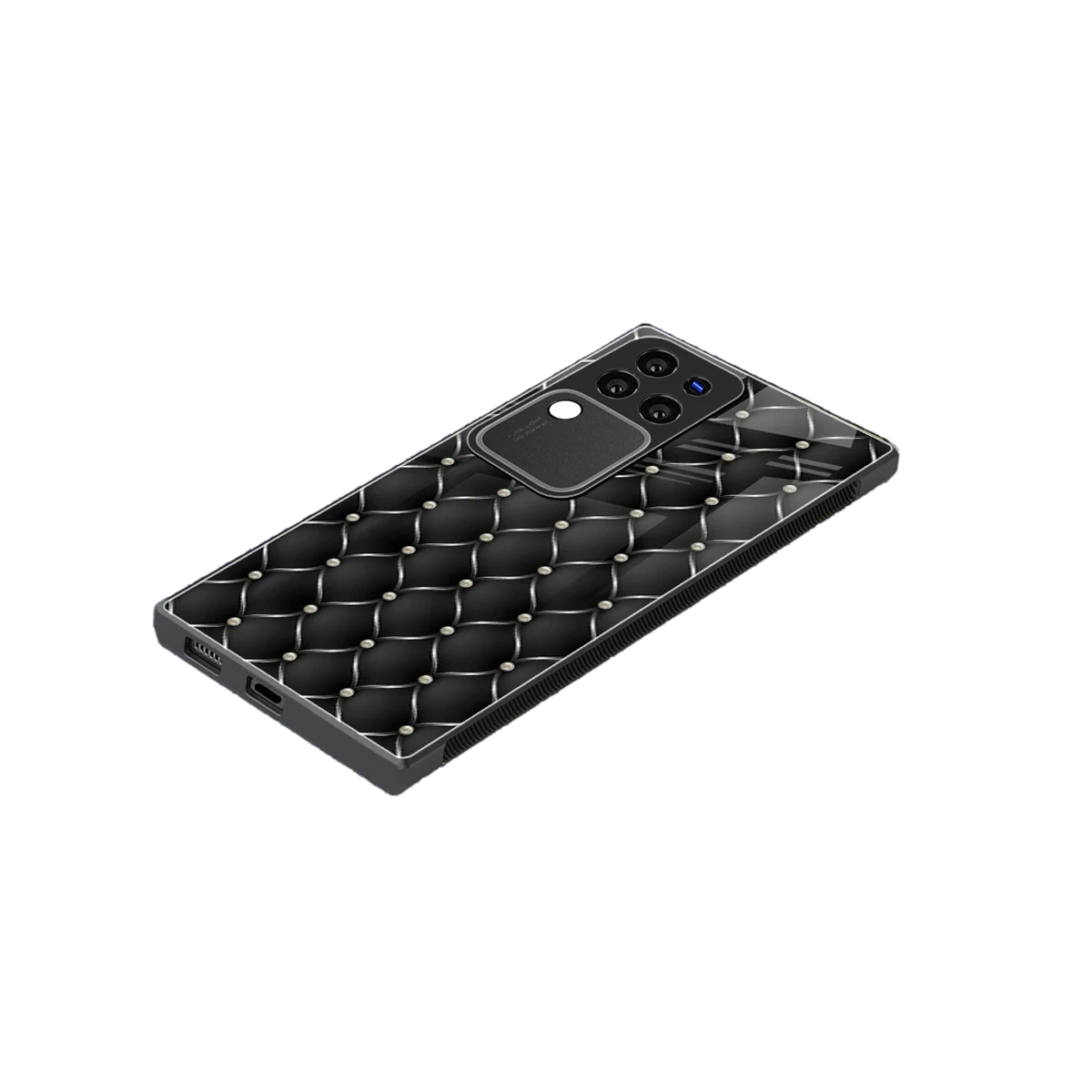 Urban Grid stylish phone case forvivo v30 pro | glossy glass and slim fit