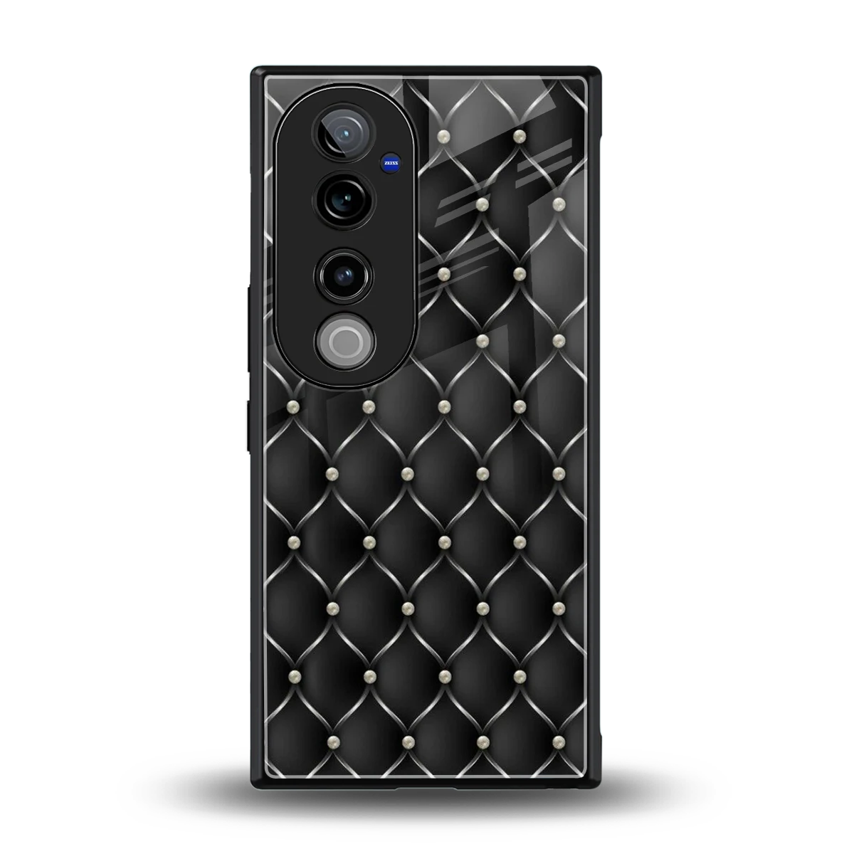 Urban Grid back phone cover | glass case for vivo v40 pro