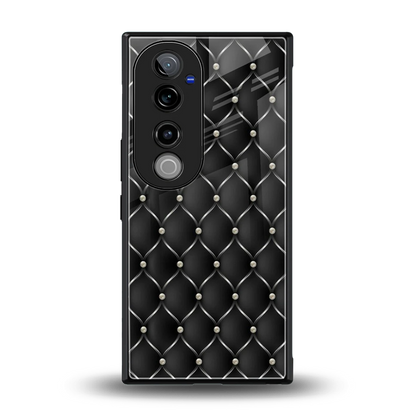 Urban Grid back phone cover | glass case for vivo v40 pro