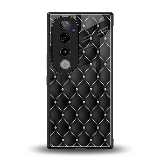 Urban Grid back phone cover | glass case for vivo v40 pro