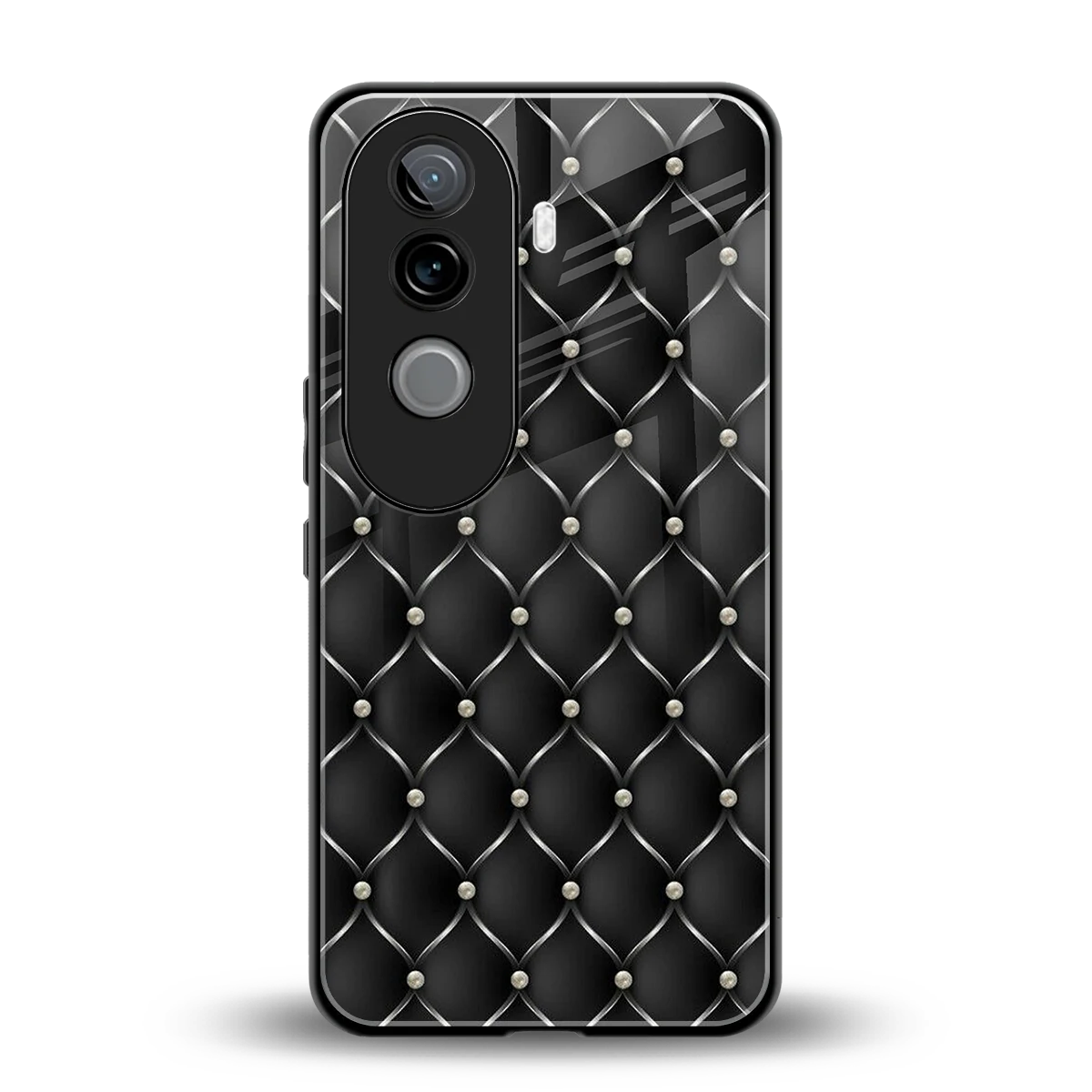 Urban Grid back phone cover | glass case for vivo v40e