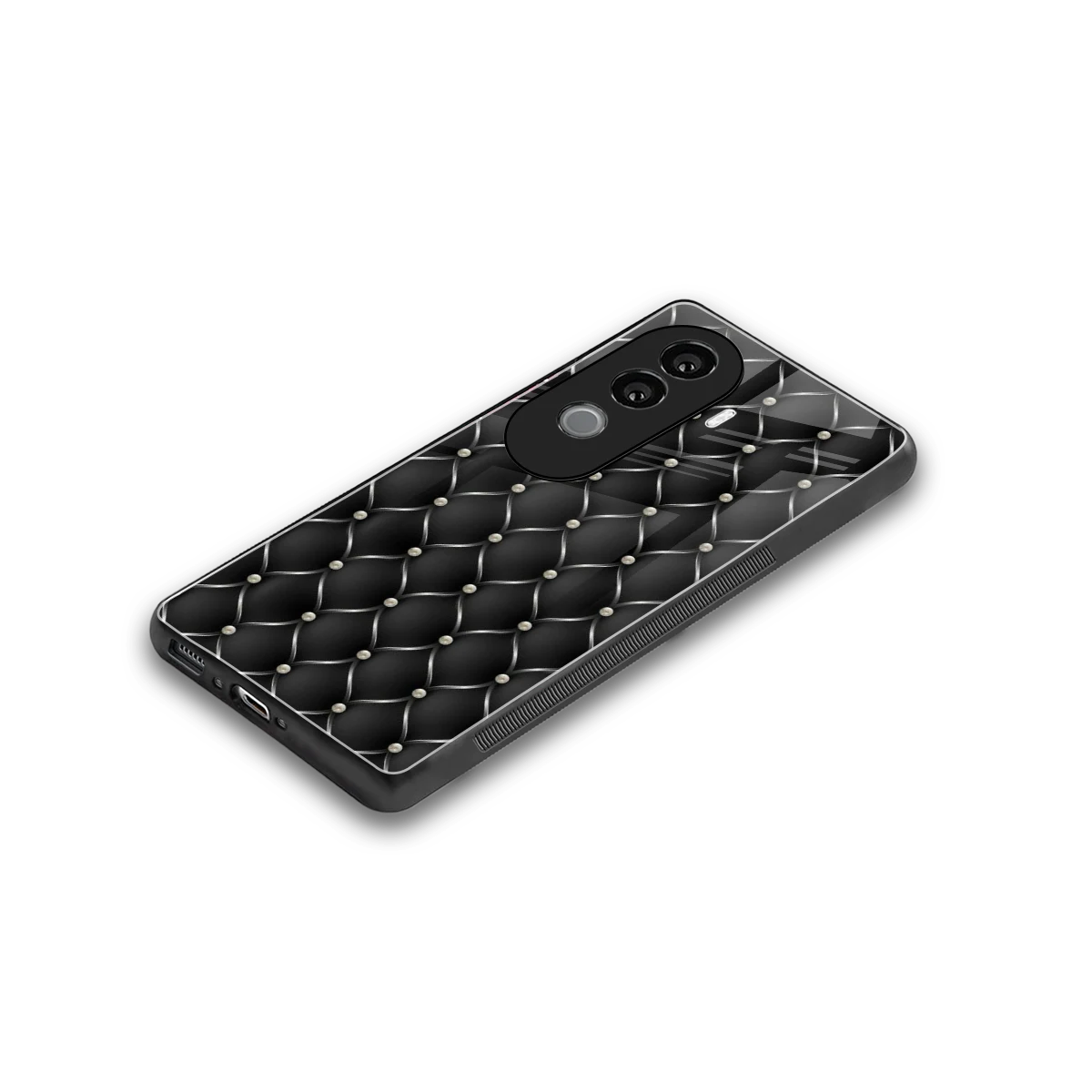 Urban Grid stylish phone case for vivo v40e | glossy glass and slim fit
