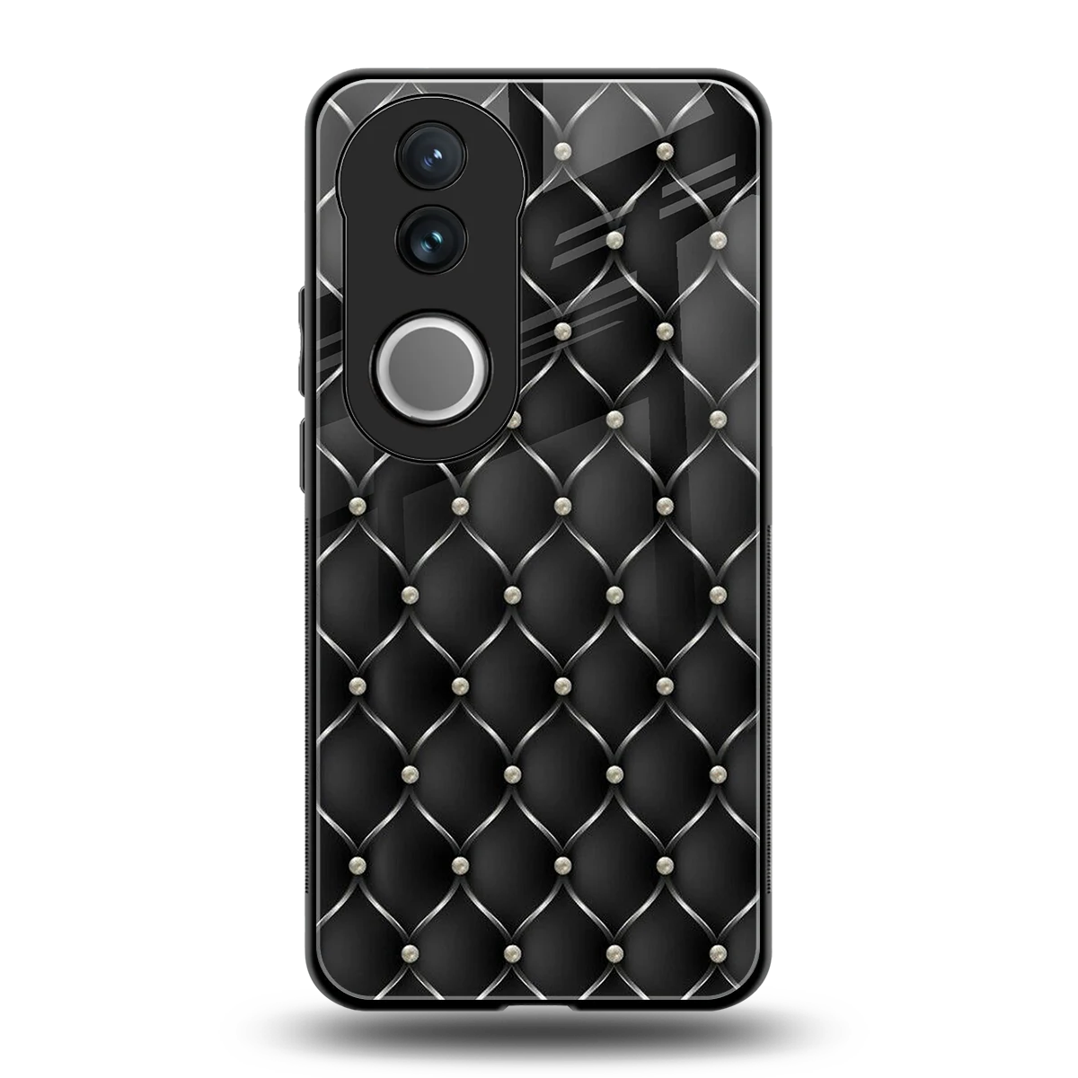 Urban Grid back phone cover | glass case for vivo v50