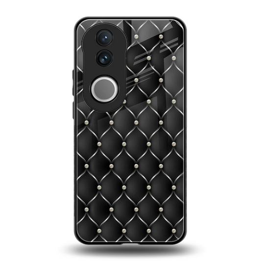 Urban Grid back phone cover | glass case for vivo v50