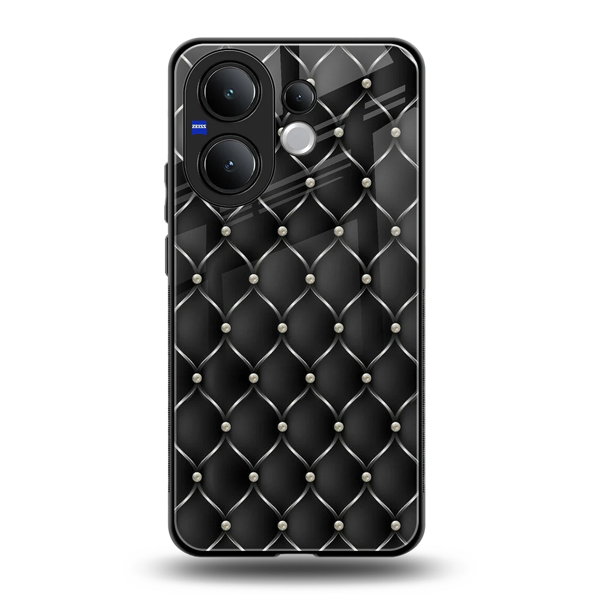 Urban Grid back phone cover | glass case for vivo v60