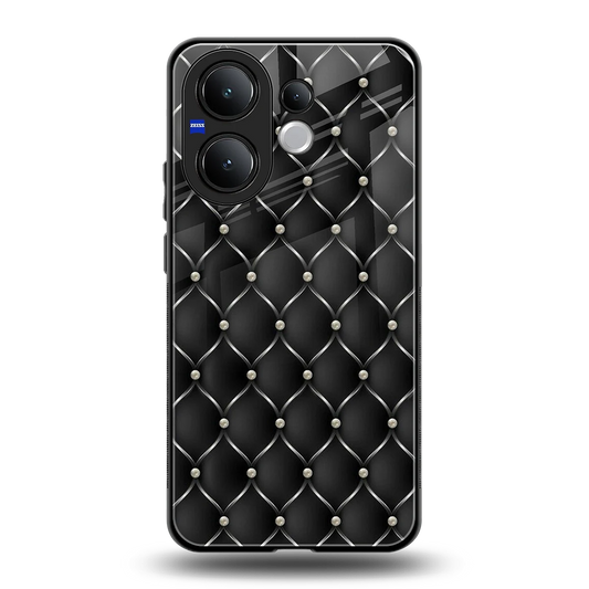 Urban Grid back phone cover | glass case for vivo v60