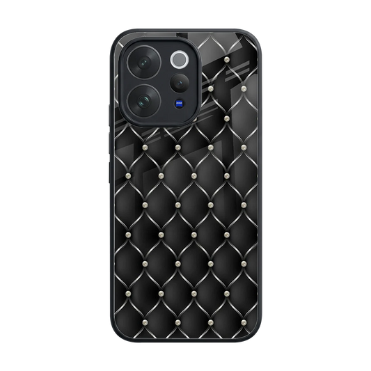 Urban Grid back phone cover | glass case for vivo v70 elite
