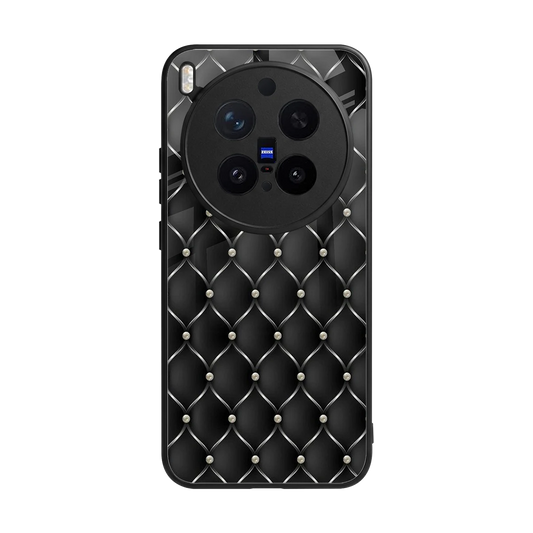 Urban Grid back phone cover | glass case for vivo x300 pro