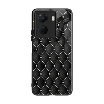 Urban Grid back phone cover | glass case for vivo y16