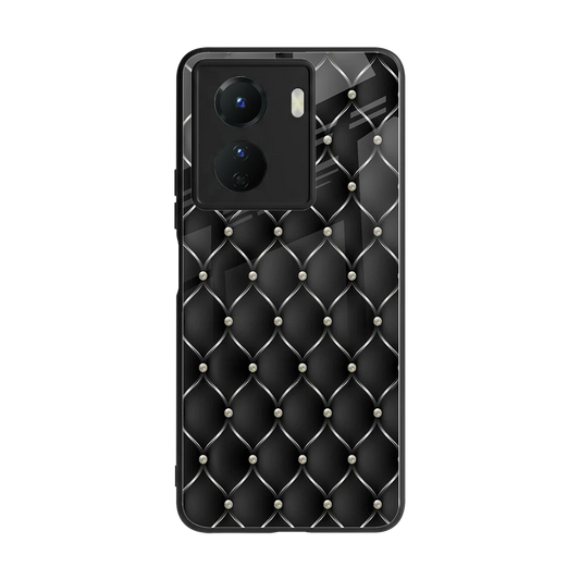 Urban Grid back phone cover | glass case for vivo y16