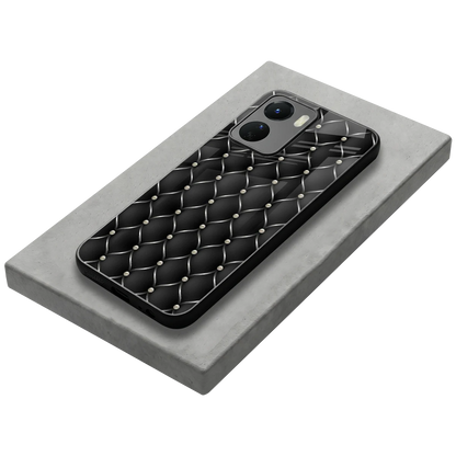 Urban Grid stylish phone case for vivo y16 | glossy glass and slim fit