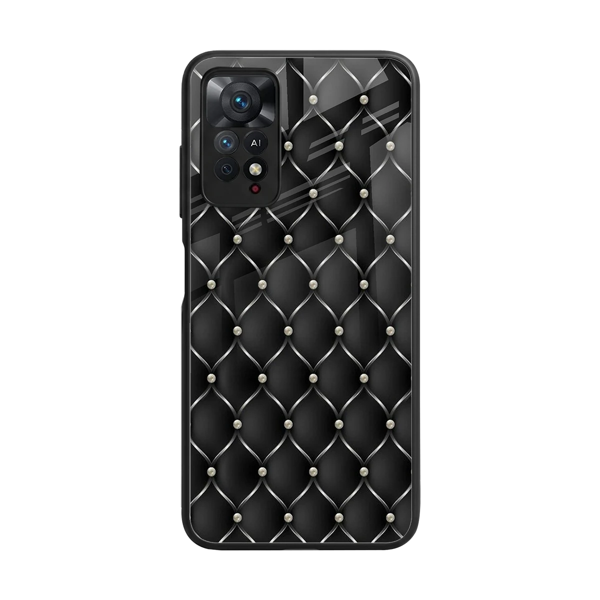 Urban Grid back phone cover | glass case for redmi note 11 pro