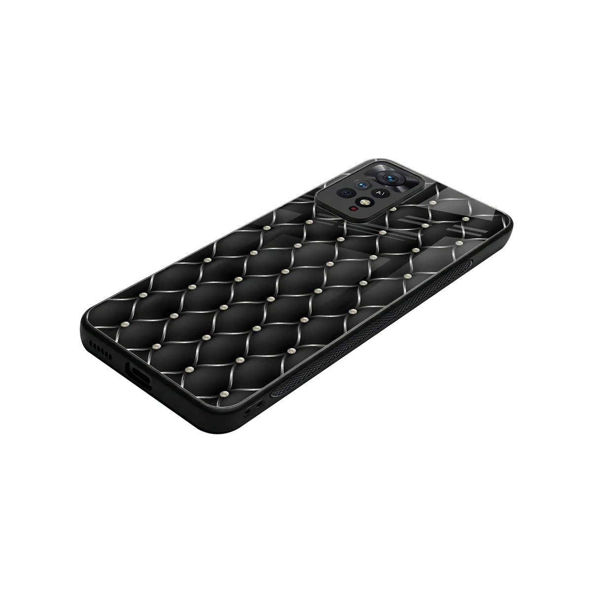 Urban Grid stylish phone case for redmi note 11 pro | glossy glass and slim fit