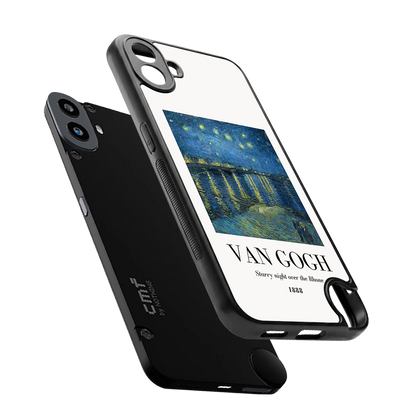 Van Gogh 1888 sleek cmf nothing phone 1 cover with tempered glass back and TPU edges