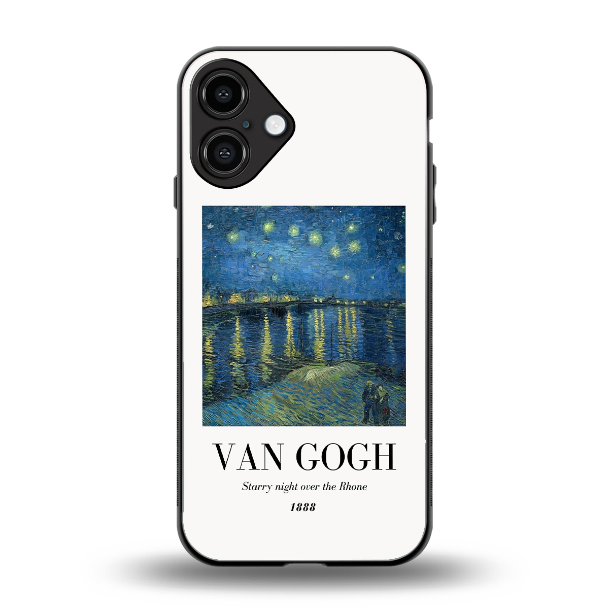 Van Gogh 1888 back phone cover | glass case for iphone 16 plus