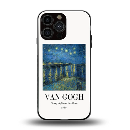 Van Gogh 1888 back phone cover | glass case for iphone 16 pro max