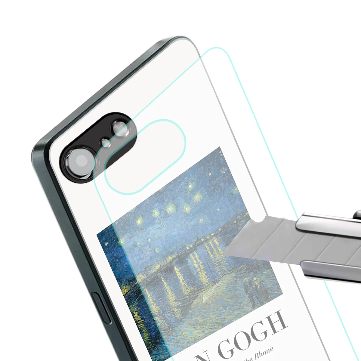Van Gogh 1888 stylish phone case for iphone 17e | glossy glass and slim fit