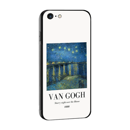 Van Gogh 1888 sleek iphone 6s plus cover with tempered glass back and TPU edges