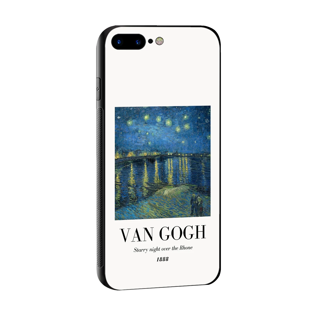 Van Gogh 1888 sleek iphone 7 plus cover with tempered glass back and TPU edges