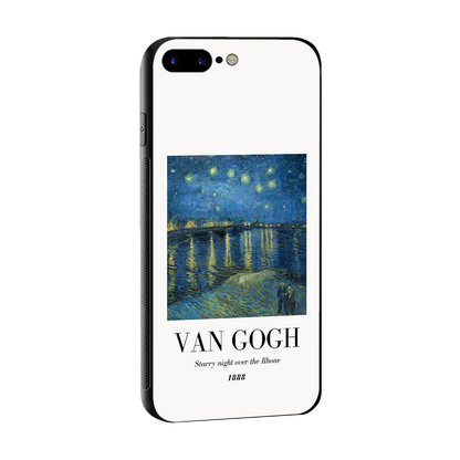 Van Gogh 1888 sleek iphone 7 plus cover with tempered glass back and TPU edges