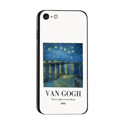 Van Gogh 1888 sleek iphone 7 cover with tempered glass back and TPU edges