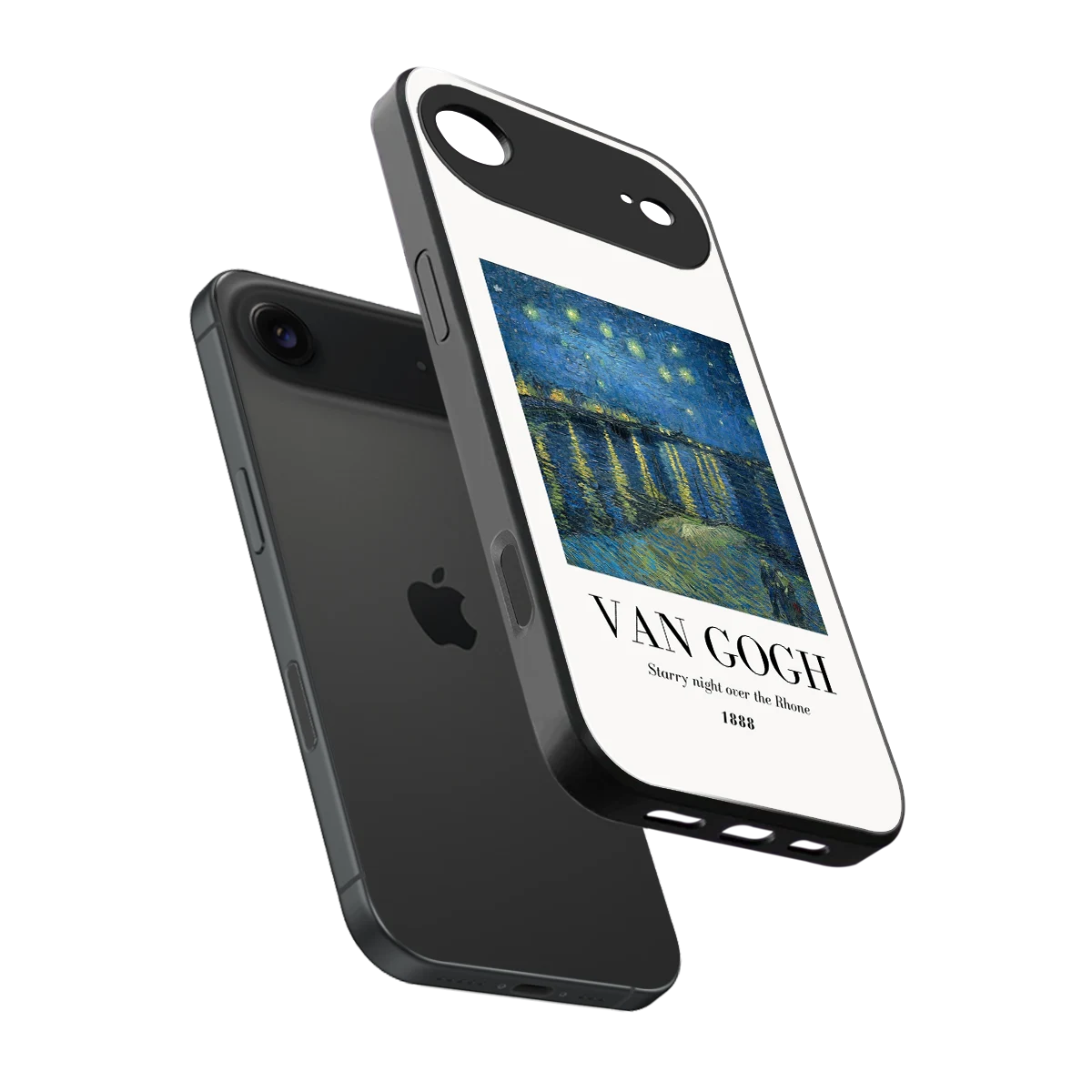 Van Gogh 1888 sleek iphone air cover with tempered glass back and TPU edges