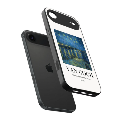 Van Gogh 1888 sleek iphone air cover with tempered glass back and TPU edges