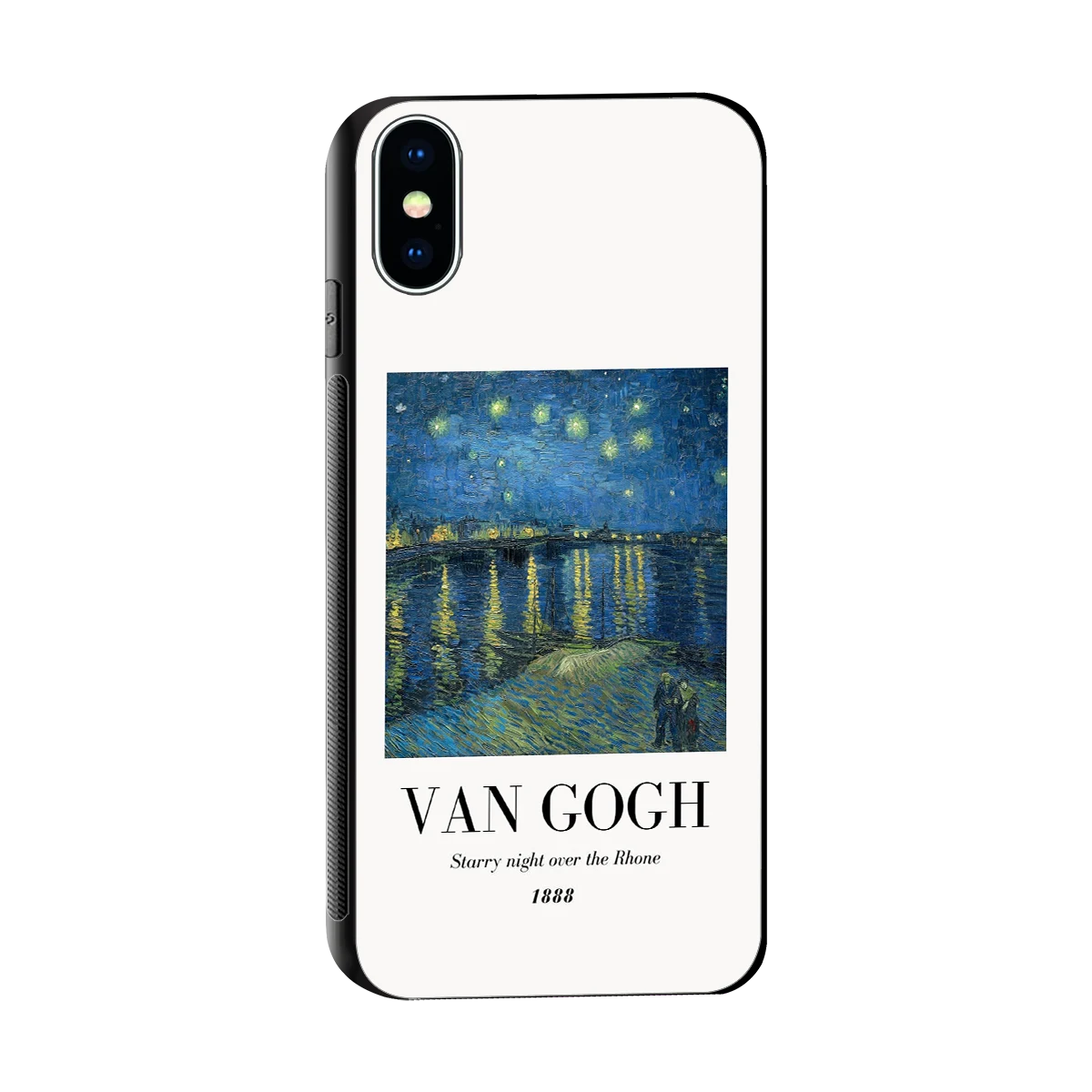 Van Gogh 1888 sleek iphone x cover with tempered glass back and TPU edges