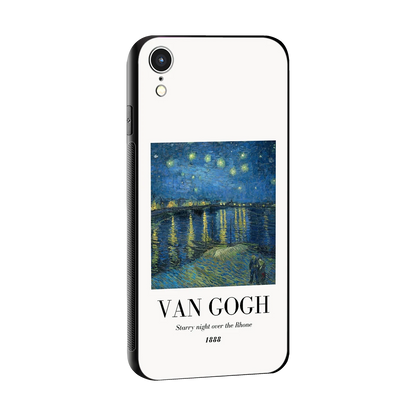 Van Gogh 1888 sleek iphone xr cover with tempered glass back and TPU edges