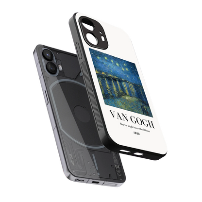 Van Gogh 1888 sleek nothing phone 2 cover with tempered glass back and TPU edges