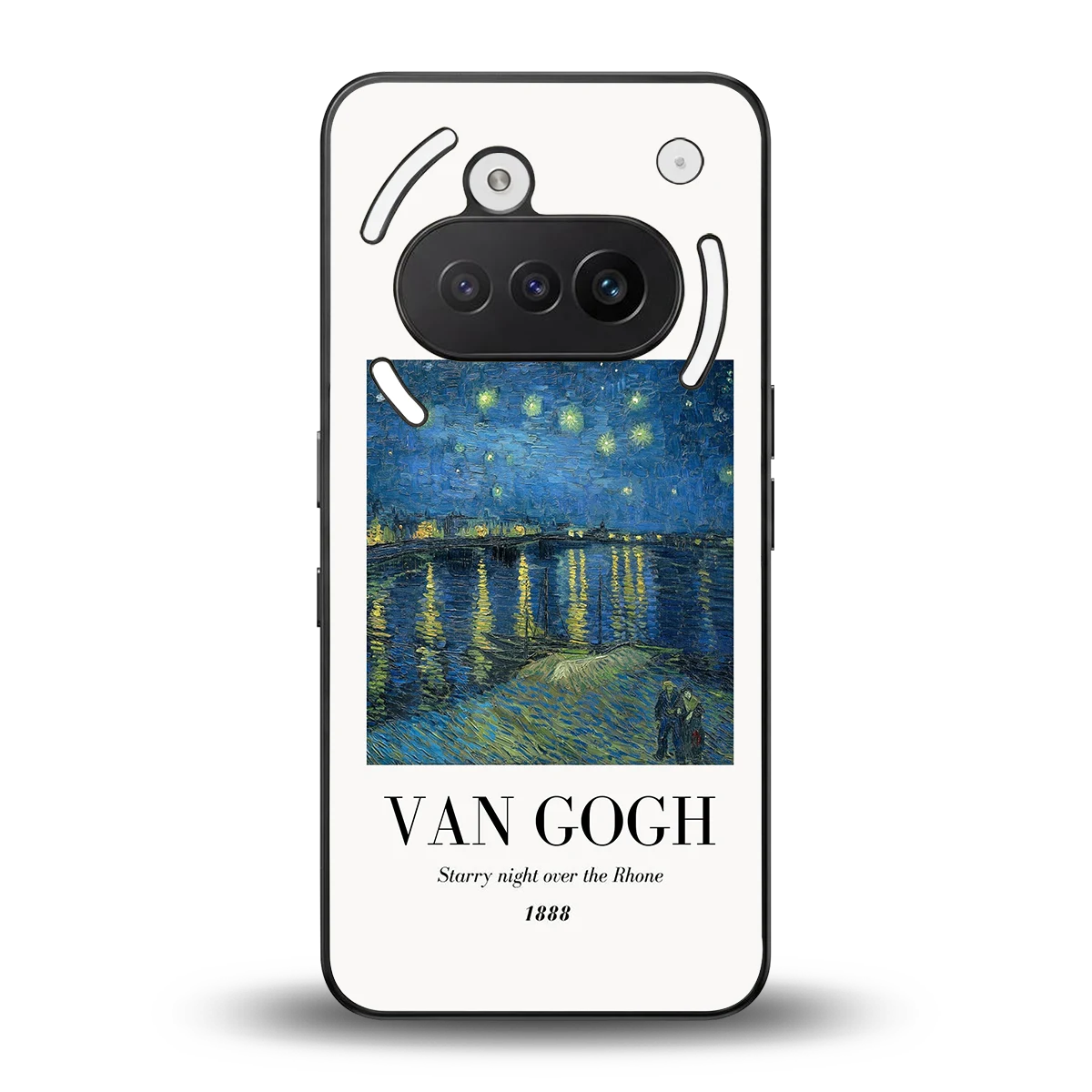 Van Gogh 1888 back phone cover | glass case for nothing phone 3a