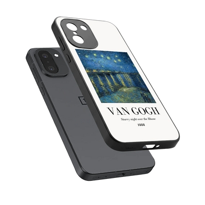 Van Gogh 1888 sleek oneplus 15r cover with tempered glass back and TPU edges