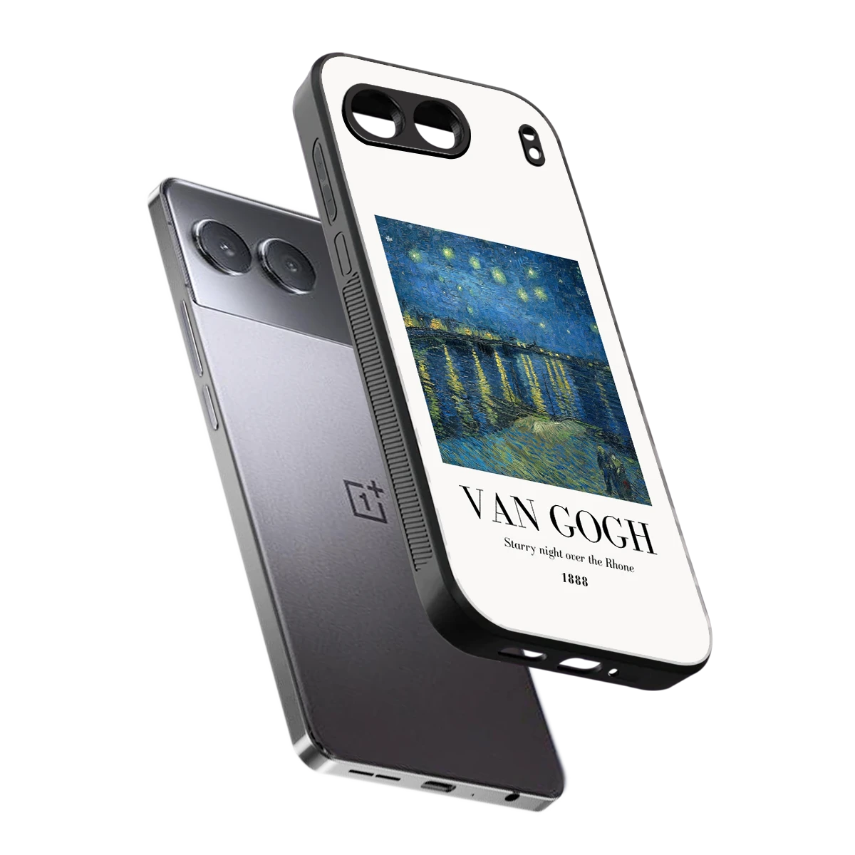 Van Gogh 1888 sleek oneplus nord 4 cover with tempered glass back and TPU edges