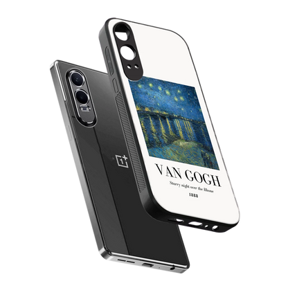 Van Gogh 1888 sleek oneplus nord ce 4 lite cover with tempered glass back and TPU edges