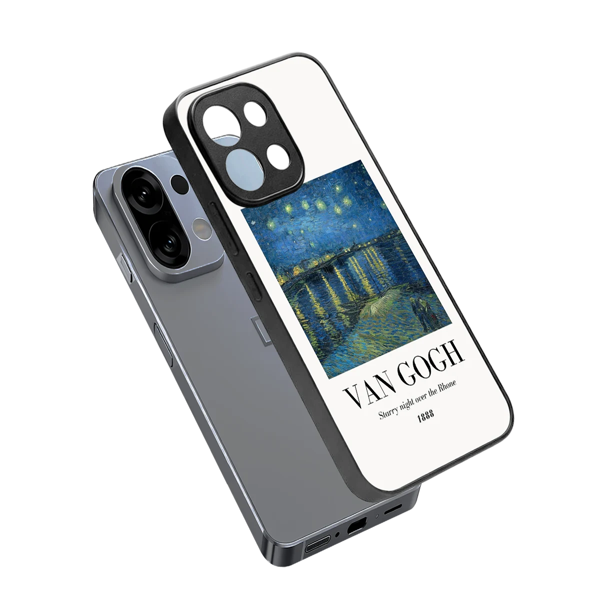 Van Gogh 1888 sleek oppo k13 5g cover with tempered glass back and TPU edges