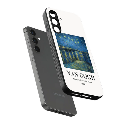 Van Gogh 1888 sleek samsung galaxy a16 5g cover with tempered glass back and TPU edges