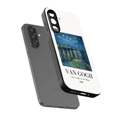 Van Gogh 1888 sleek samsung galaxy a36 5g cover with tempered glass back and TPU edges
