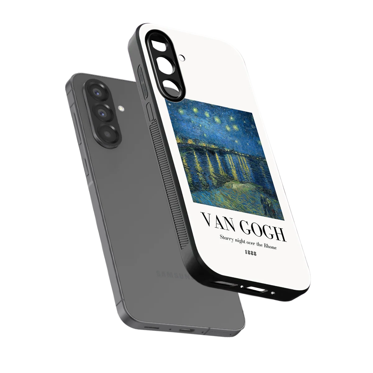Van Gogh 1888 sleek samsung galaxy a17 5g cover with tempered glass back and TPU edges