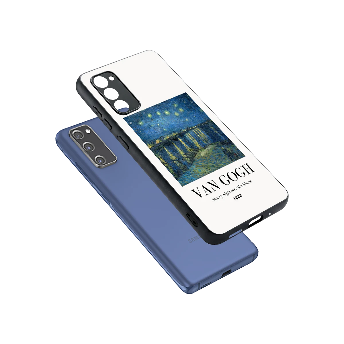 Van Gogh 1888 sleek samsung galaxy s20 fe cover with tempered glass back and TPU edges