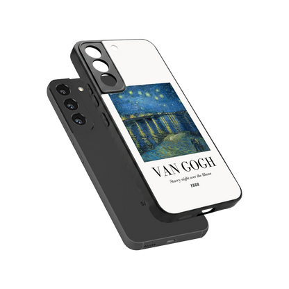 Van Gogh 1888 sleek samsung galaxy s22 cover with tempered glass back and TPU edges
