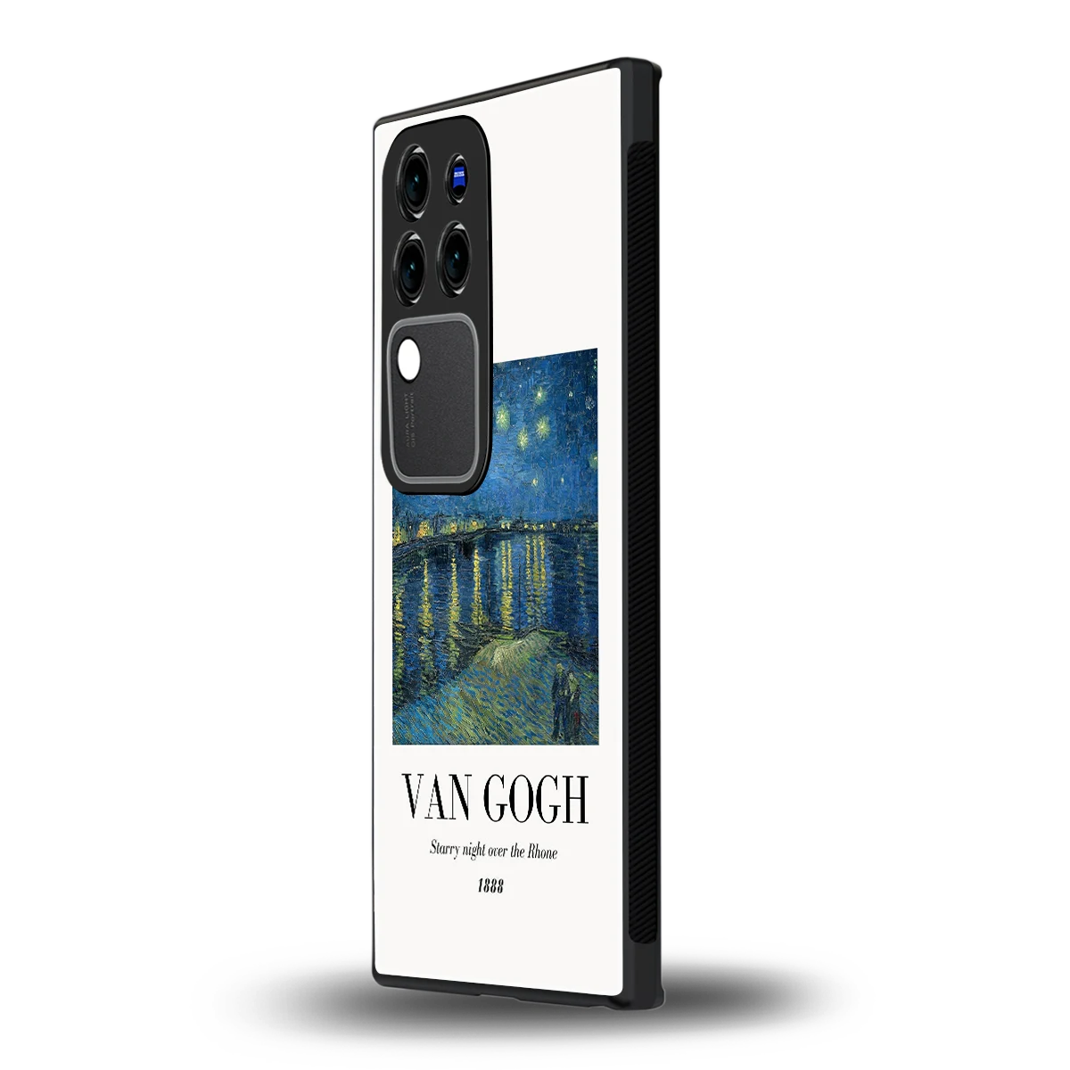 Van Gogh 1888vivo v30 pro mobile cover | shockproof glass phone case